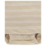 Pure Baby Newborn to 2Yr Peekaboo Bodysuit Tee - Sand Stripe
