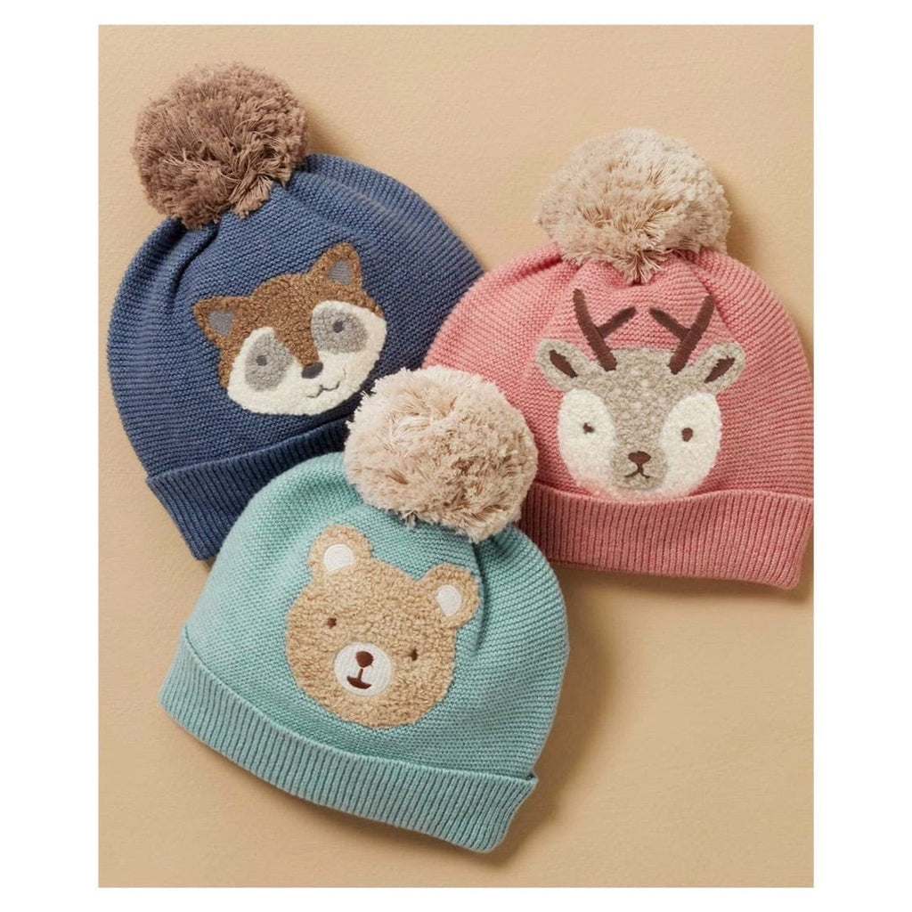 Pure Baby XS -S to S - M Bear Beanie - Moss Melange