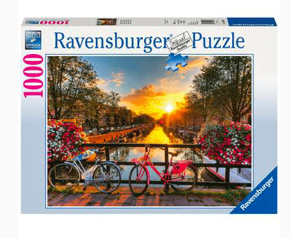 Ravensburger 10 Plus 1000 Pc Puzzle - Bicycles in Amsterdam