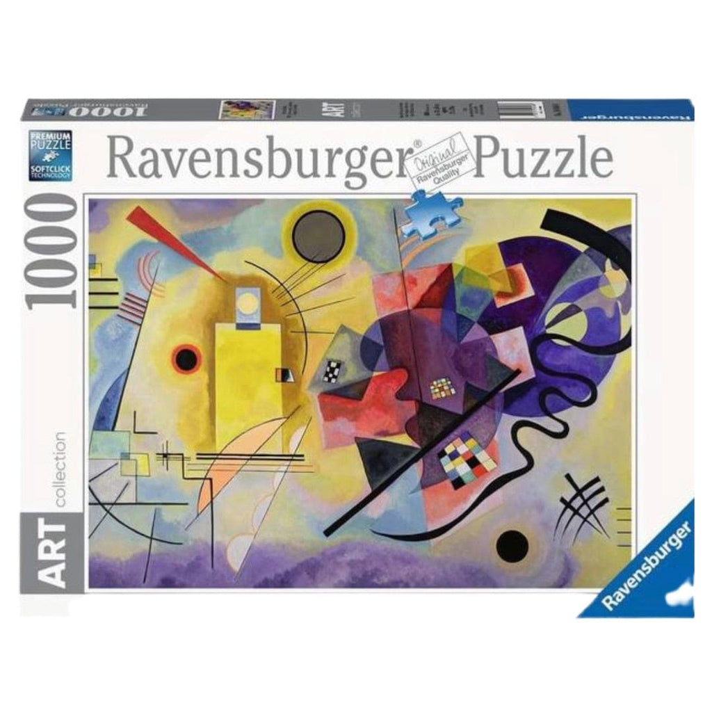 Ravensburger 10 Plus 1000 Pc Puzzle - Kandinsky Yellow Red Blue