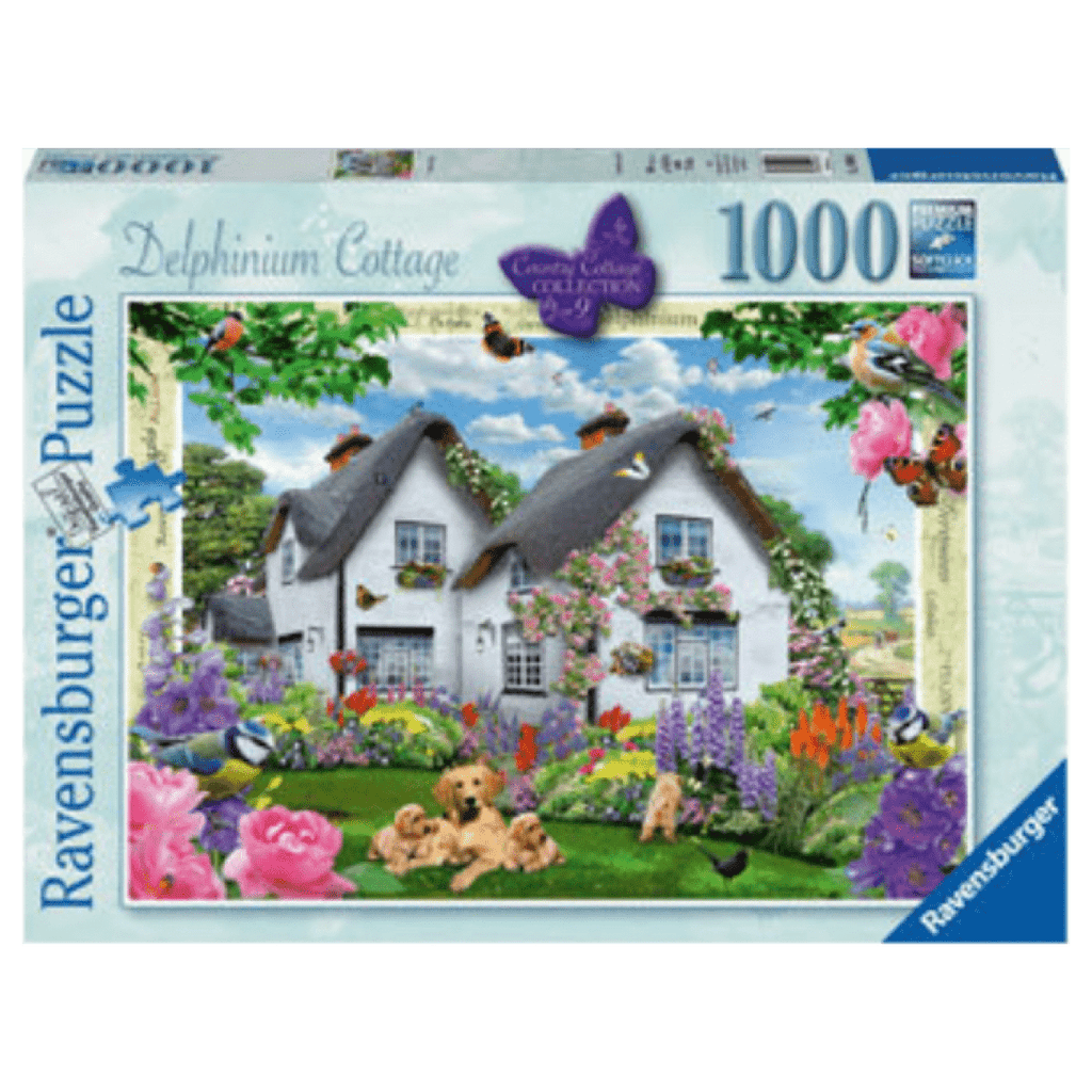 Ravensburger 12 Plus 1000 Pc Puzzle - Delphinium Cottage