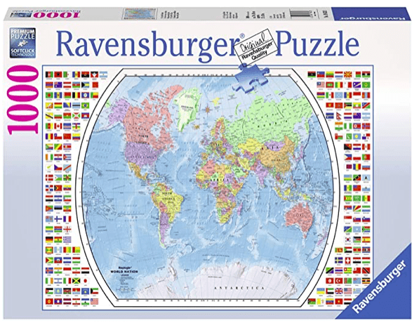 Ravensburger 12 Plus 1000 Pc Puzzle - Political World Map