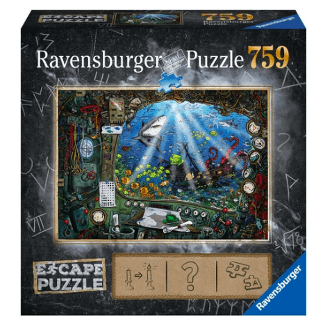 Ravensburger 12 Plus 759 Pc Escape Puzzle - Submarine