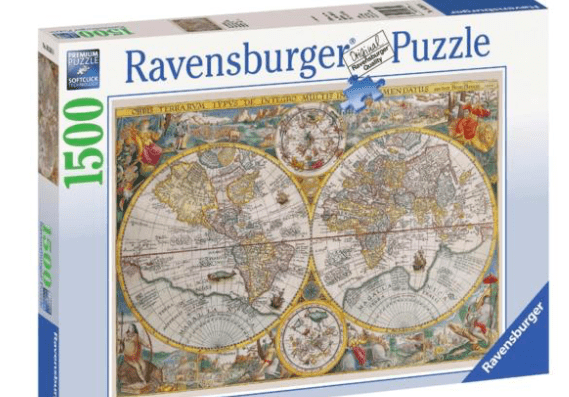 Ravensburger 14 Plus 1500 Pc Puzzle - World Map 1594
