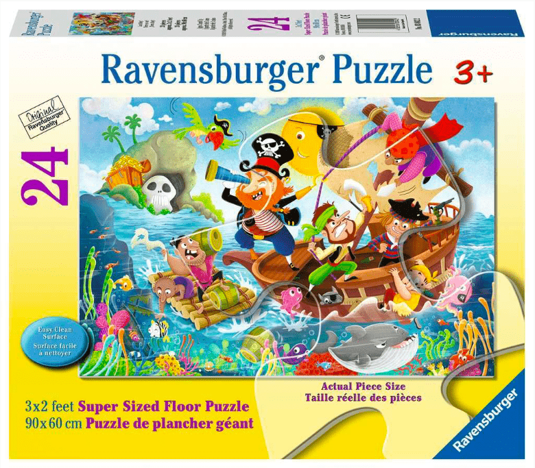 Ravensburger 3 Plus 24 Pc Floor Puzzle - Land Ahoy!