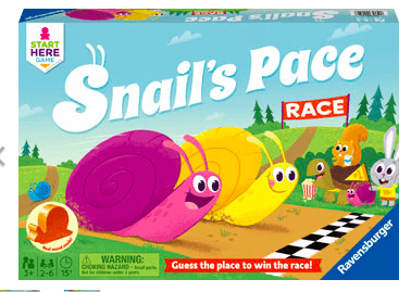 Ravensburger 3 Plus Snail's Pace Race Game