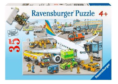 Ravensburger 4 Plus 35 Pc Puzzle - Busy Airport