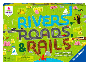 Ravensburger 5 Plus Rivers, Roads & Rails