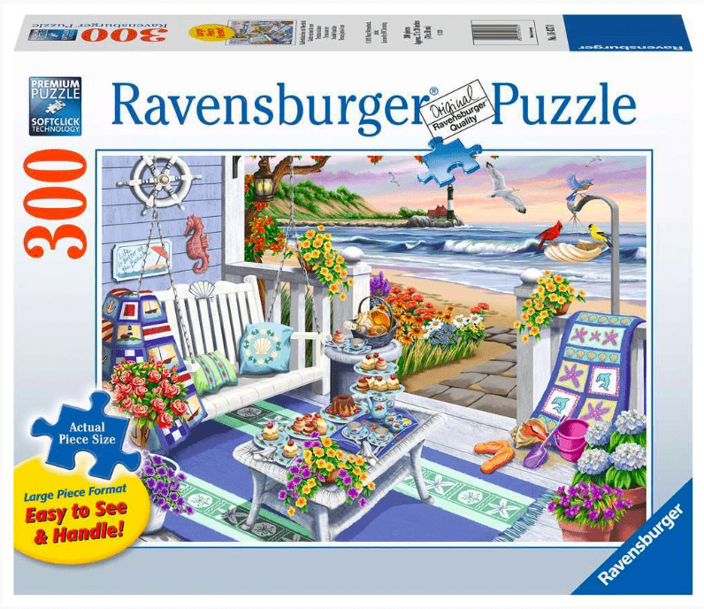 Ravensburger 6 Plus 300 Pc Puzzle - Large Format - Seaside Sunshine