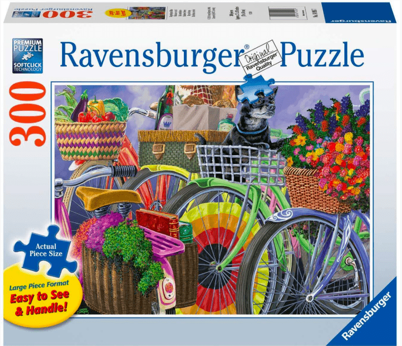 Ravensburger 8 Plus 300 Pc Puzzle - Large Format - Bicycle Group