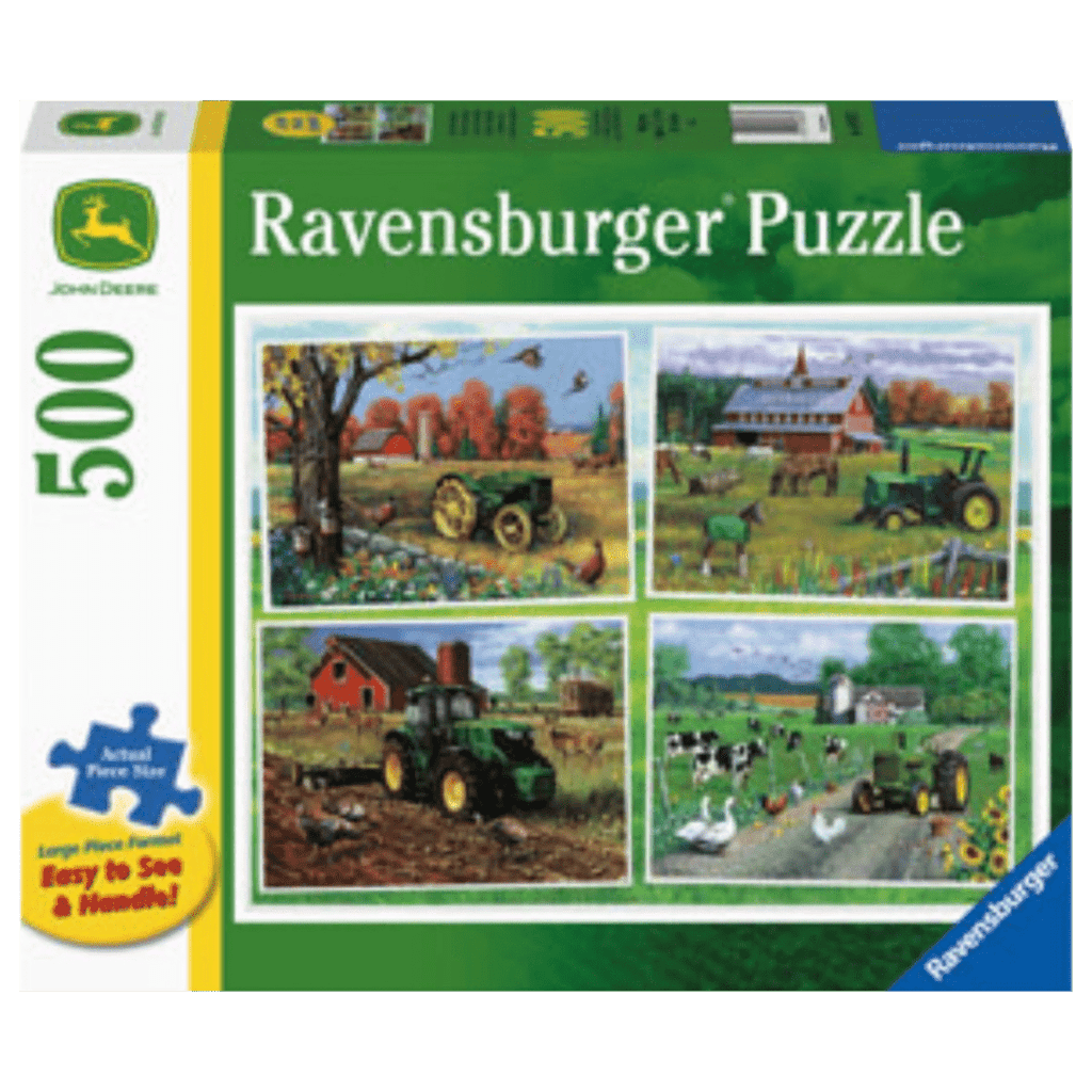 Ravensburger 8 Plus 500 Pc - Large Format Puzzle - John Deere Classic