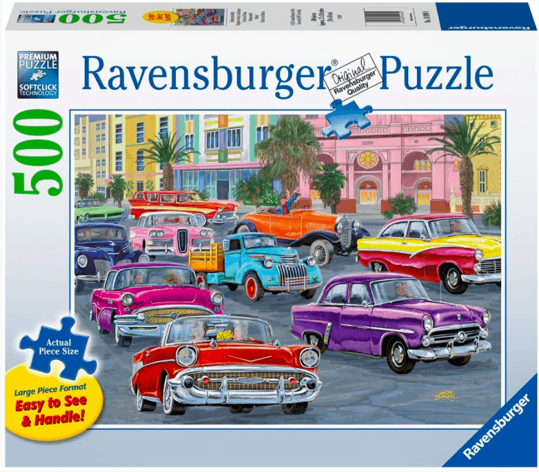 Ravensburger 8 Plus 500 Pc Puzzle - Large Format - Cruisin'