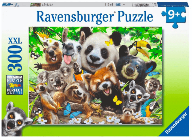 Ravensburger 9 Plus 300 Pc Puzzle - Wildlife Selfie