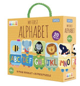 Sassi 2 Plus 20 Pc Puzzle - My First Alphabet Puzzle & Book