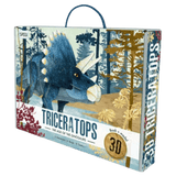 Sassi 6 Mths Plus 3D Book & Model - The Age of Dinosaurs, Triceratops