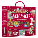 Sassi 6 Plus Ultimate Atlas: 500 Pc Puzzle, Book & Quiz Set - Volcanoes