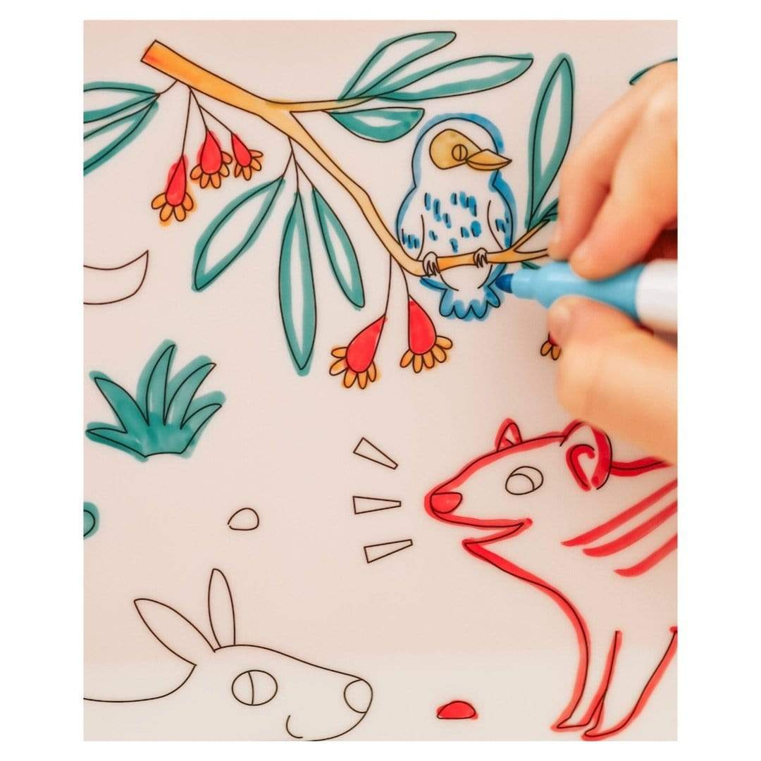 Scribble Mat 3 Plus Baby Australian Animals