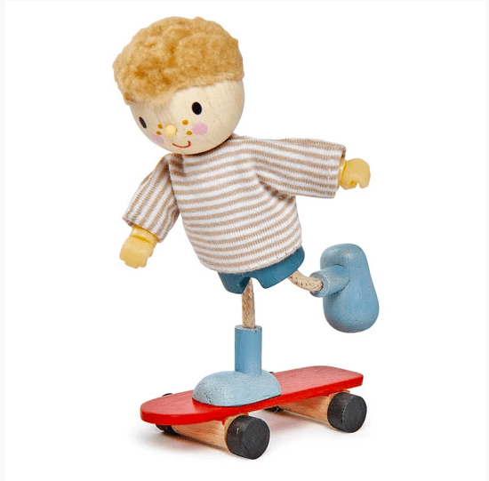Tender Leaf Toys 3 Plus Edward Goodwin & Skateboard