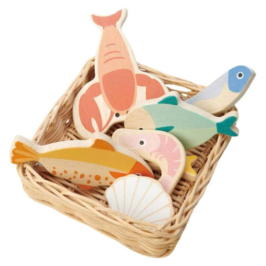 Tender Leaf Toys 3 Plus Seafood Basket