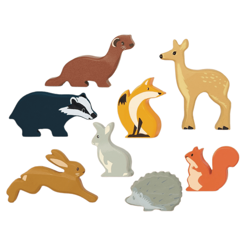 Tender Leaf Toys 3 Plus Selection of 8 Woodland Animals
