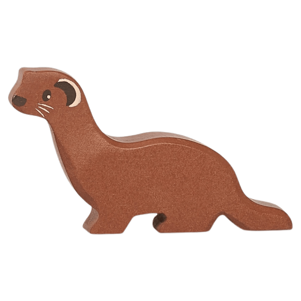 Tender Leaf Toys 3 Plus Wooden Animal - Weasel