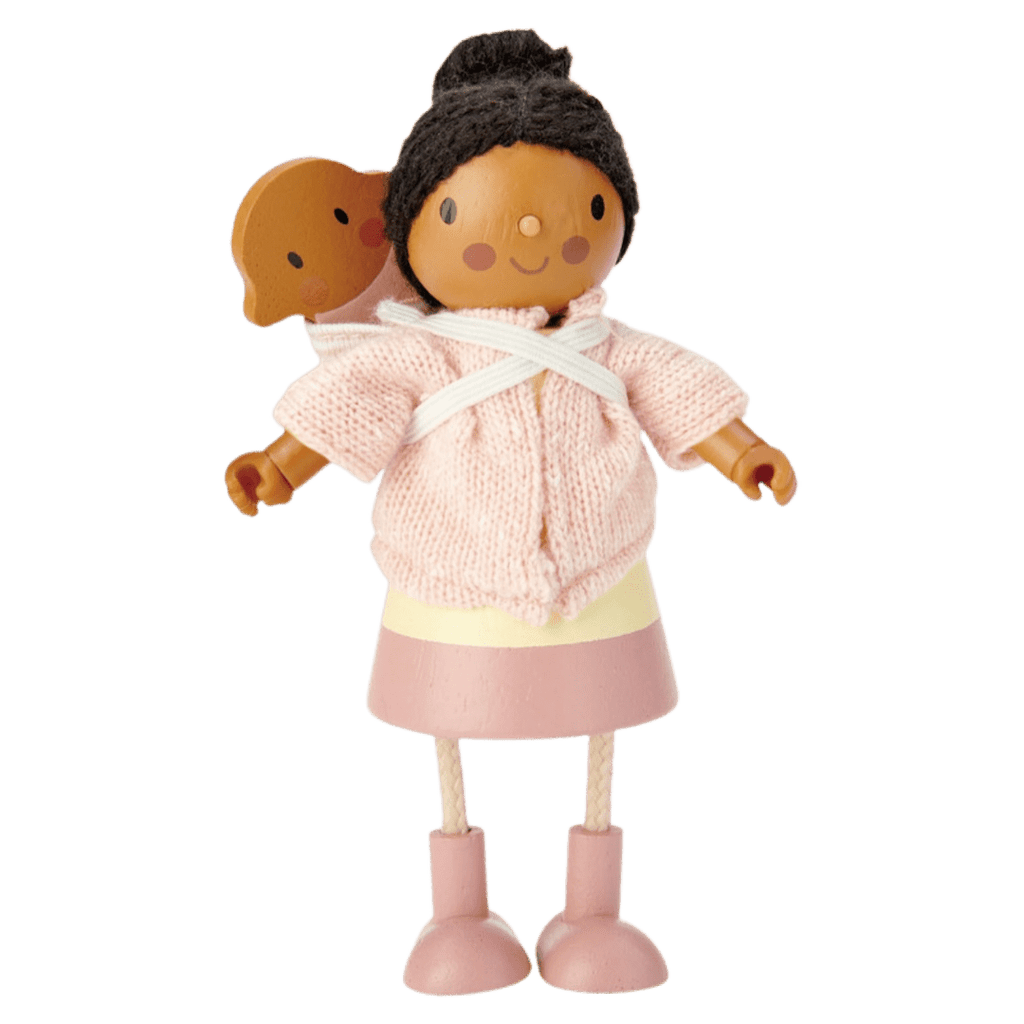 Tender Leaf Toys 3 Plus Wooden Doll Set - Mrs Forrester & Her Baby