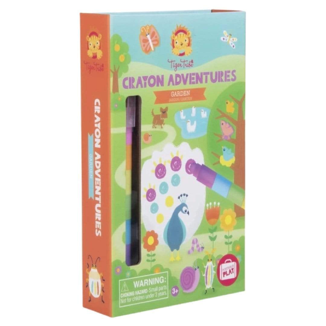 Tiger Tribe 3 Plus Crayon Adventures - Garden