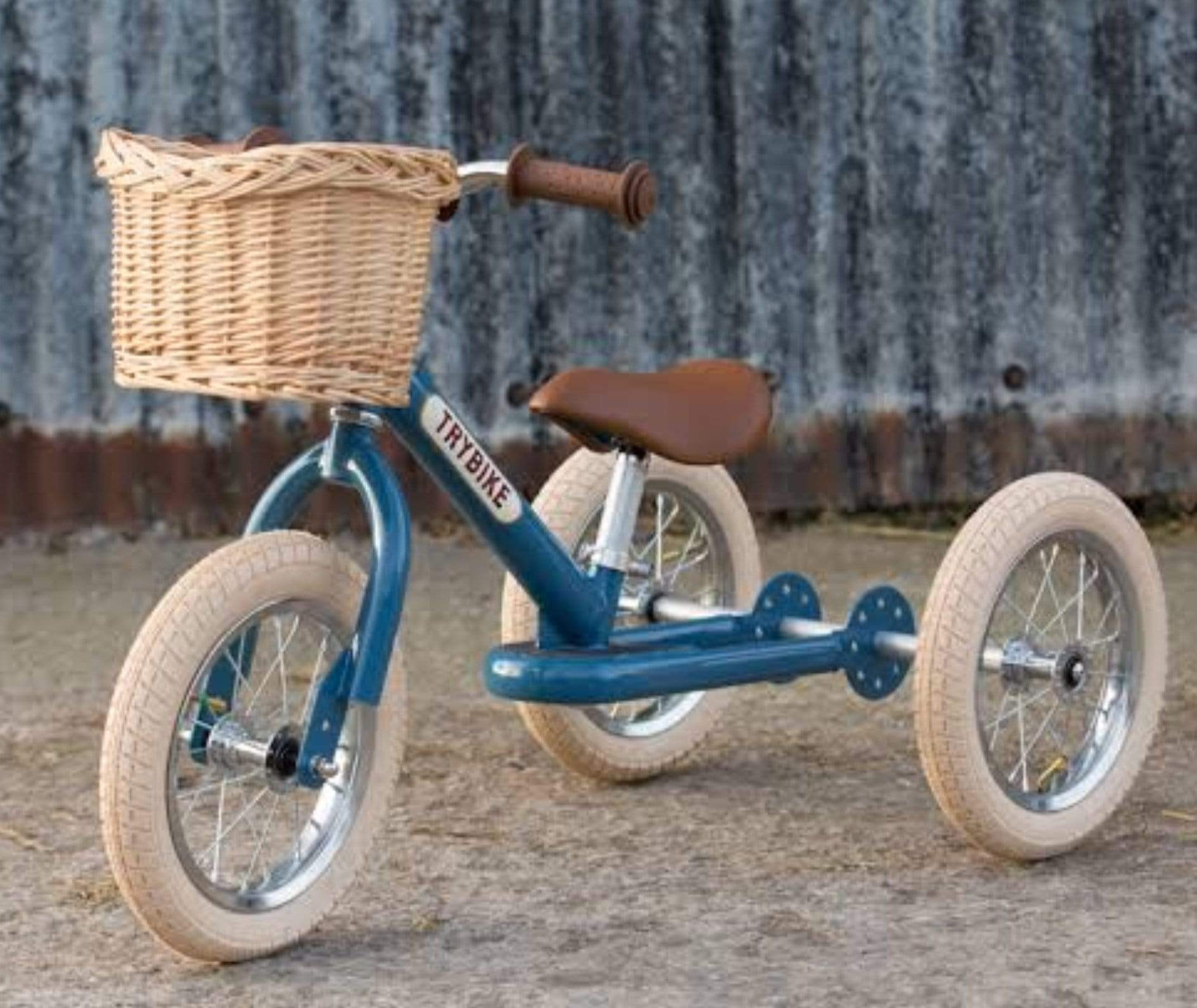 TryBike 18 Mths Plus Steel 4-in-1 Trybike - Blue