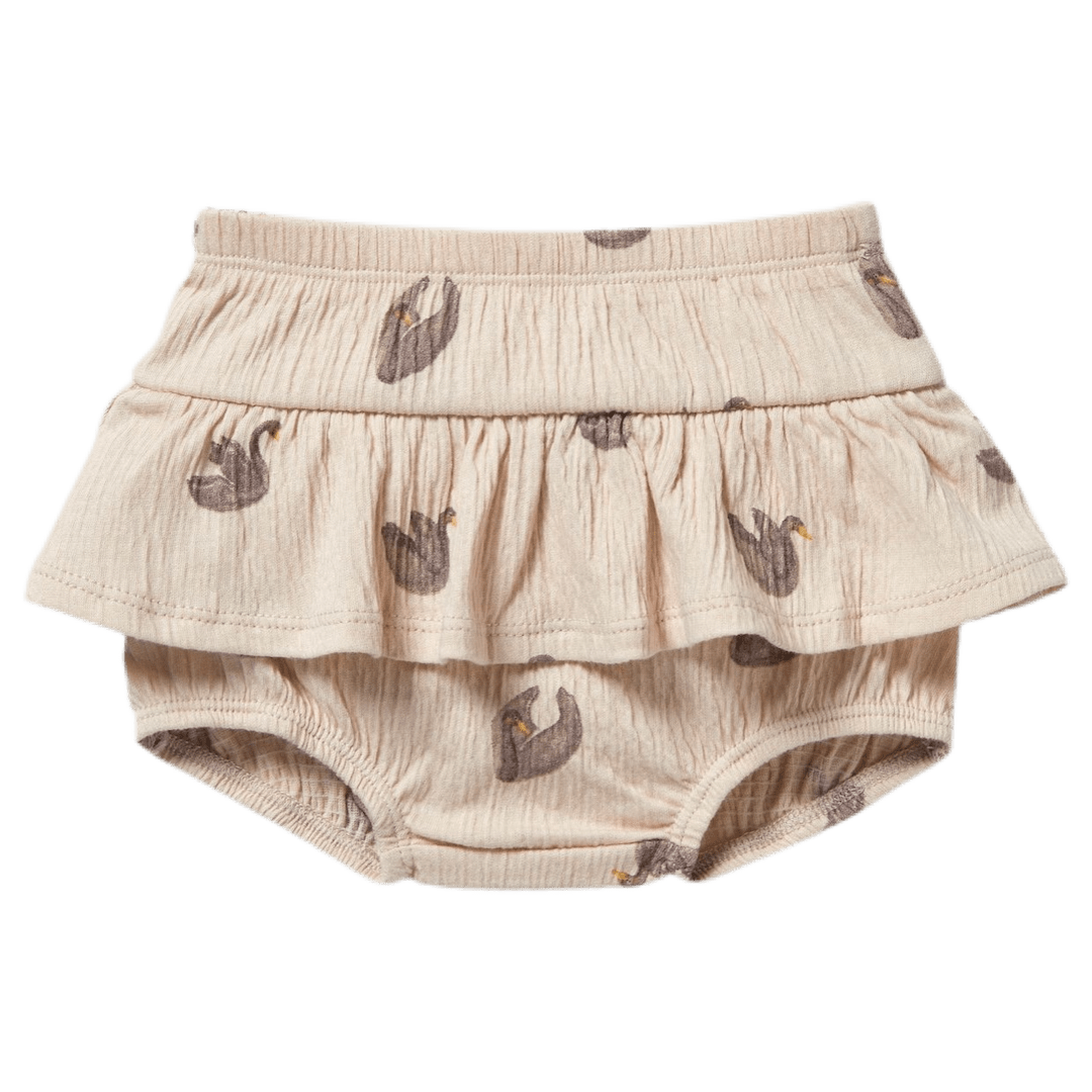 Wilson & Frenchy 0-3 Months to 18-24 Months Crinkle Ruffle Nappy Pant - Little Swan