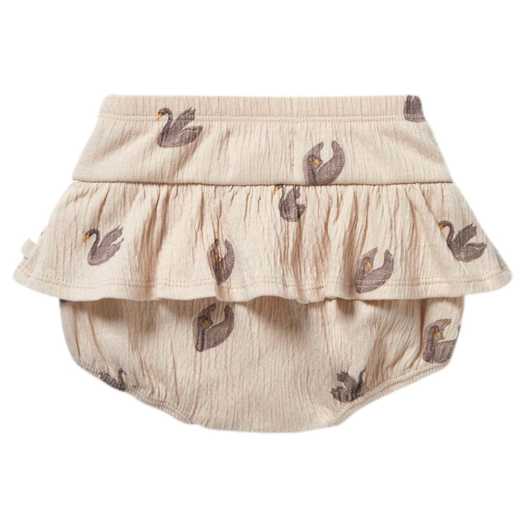Wilson & Frenchy 0-3 Months to 18-24 Months Crinkle Ruffle Nappy Pant - Little Swan