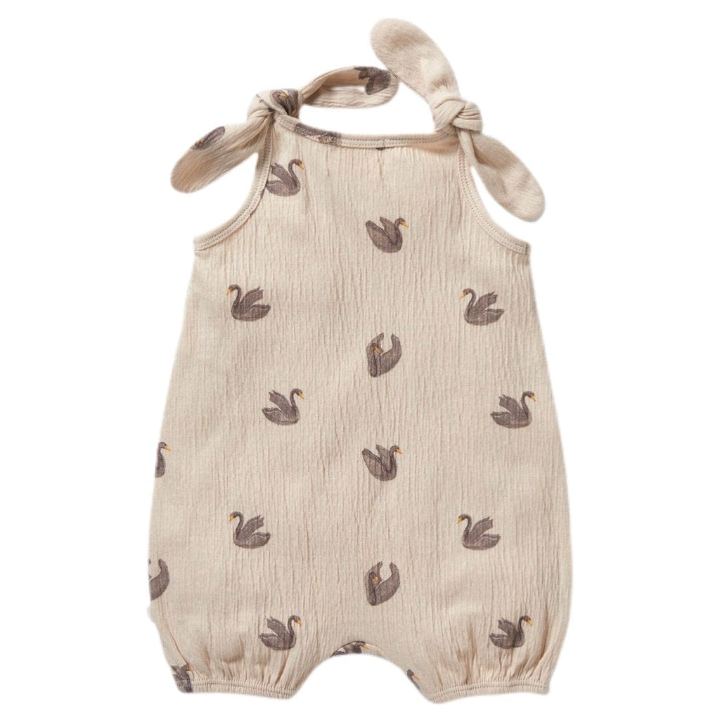 Wilson & Frenchy 0-3 Months to 18-24 Months Crinkle Tie Playsuit - Little Swan
