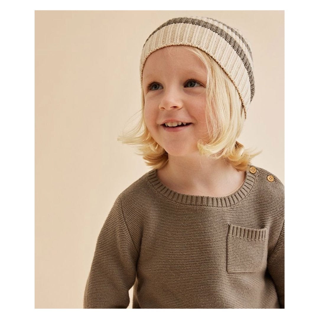 Wilson & Frenchy 0-3 Months to 18-24 Months Knitted Pocket Jumper - Dark Ivy