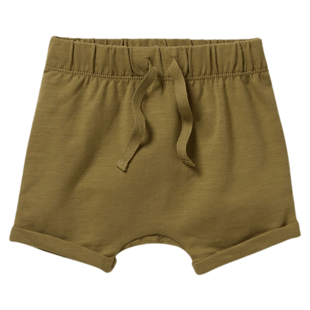 Wilson & Frenchy 0-3 Months to 18-24 Months Tie Front Short - Leaf