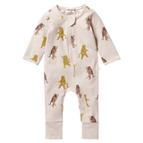 Wilson & Frenchy 0-3 Months to 6-12 Months Zipsuit with Feet - Roar