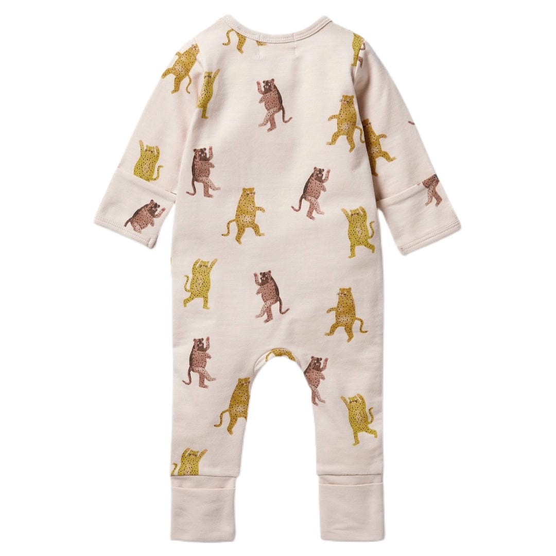 Wilson & Frenchy 0-3 Months to 6-12 Months Zipsuit with Feet - Roar