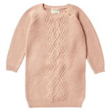 Wilson & Frenchy 6-12 Months to 18-24 Months Knitted Cable Dress - Rose