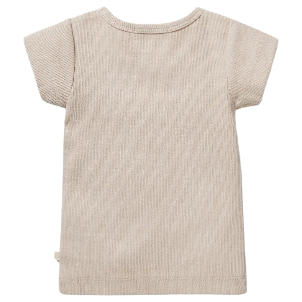 Wilson & Frenchy 6-12 Months to 18-24 Months Short Sleeve Rib Tee - Little Swan
