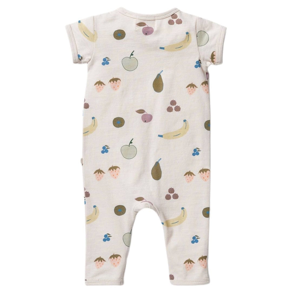 Wilson & Frenchy Newborn to 12 to 18 Months Zipsuit Short Sleeve - Fruity