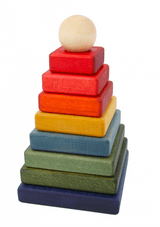 Wooden Story 12 Mths Plus Rainbow Pyramid