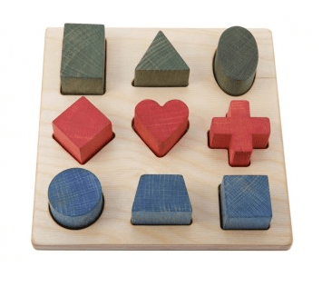 Rainbow Shape Puzzle Board