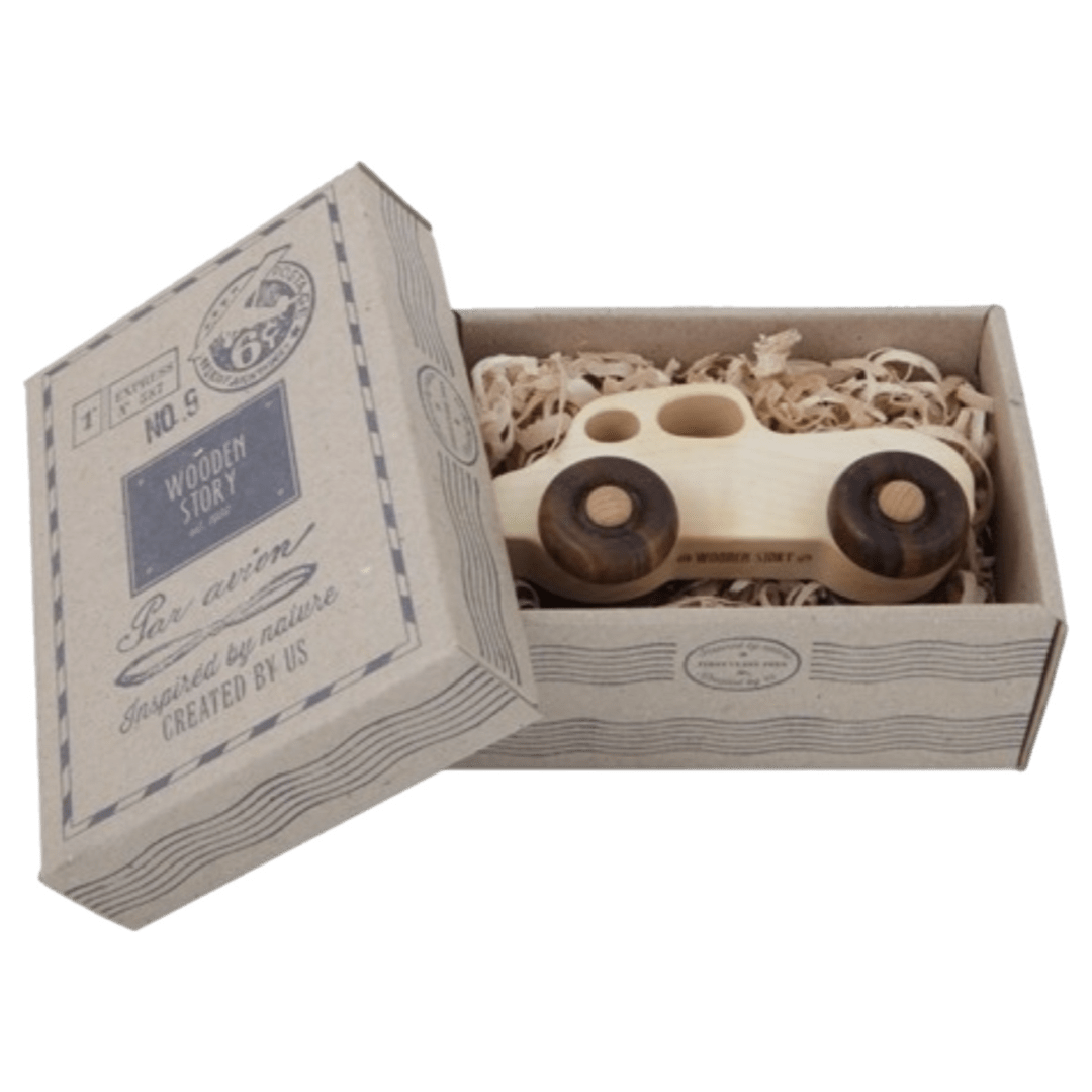 Wooden Story 2 Plus Retro Car