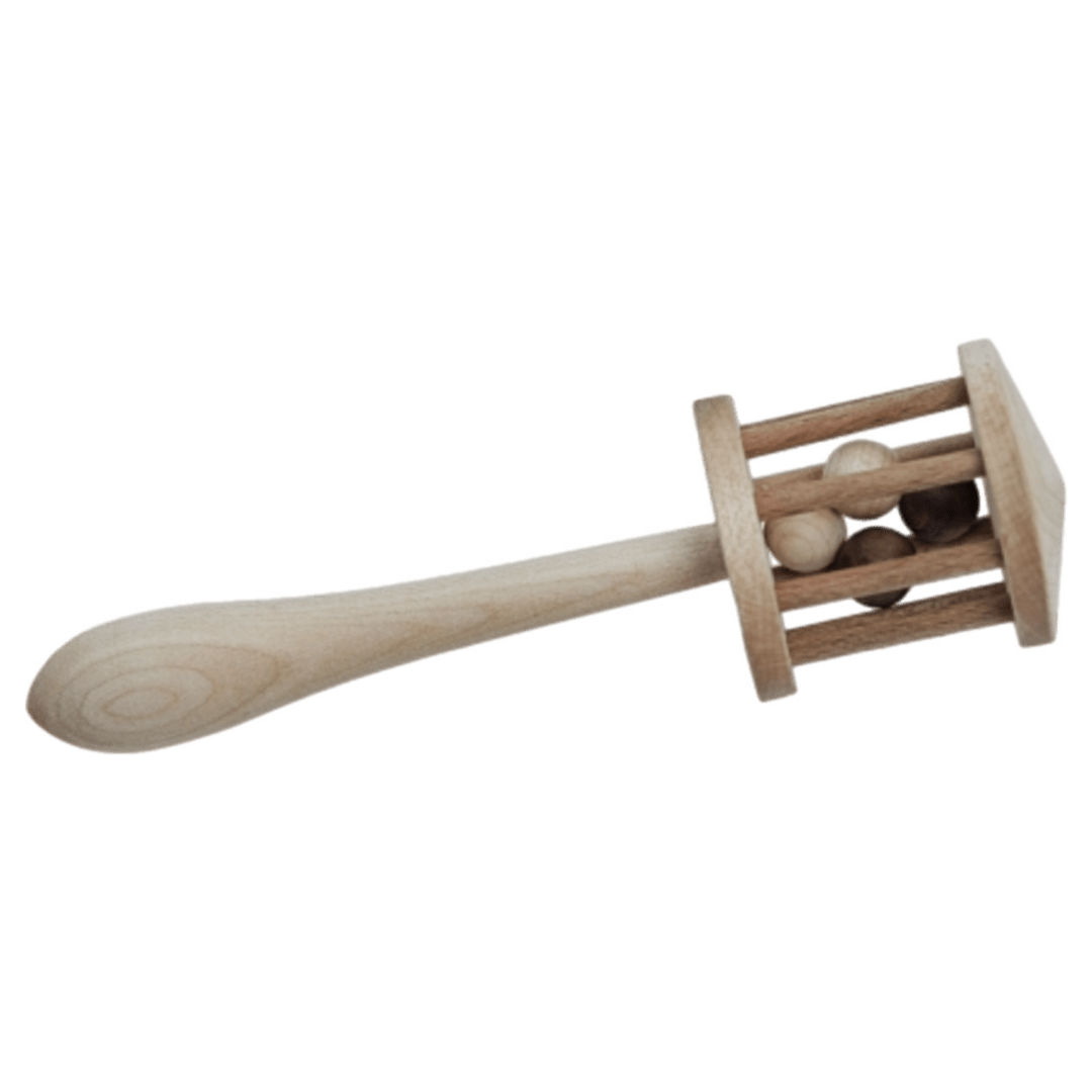 Wooden Story 3 Months Plus Nighthawk Rattle