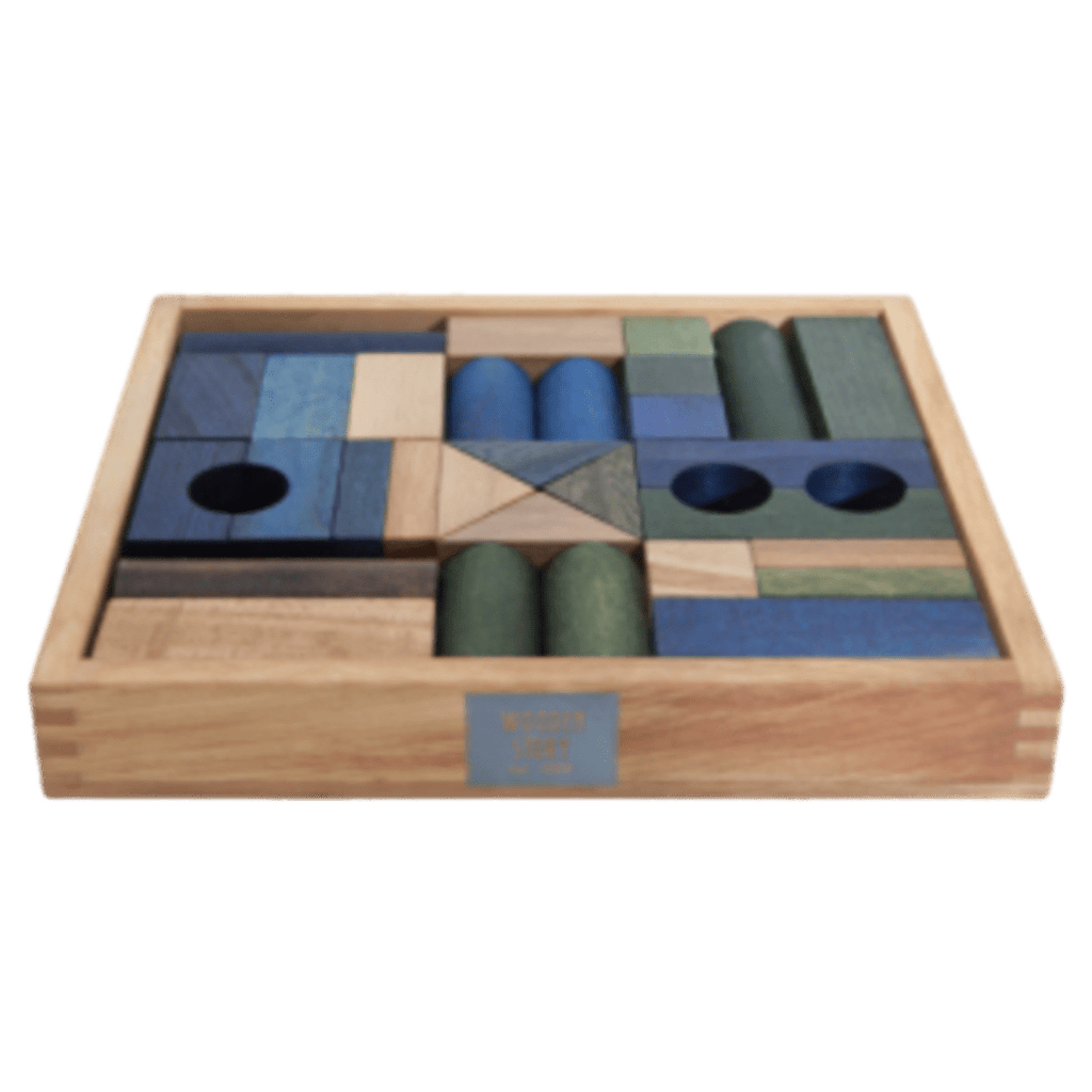 Wooden Story 3 Plus Cold Blocks in Tray 30 Pieces