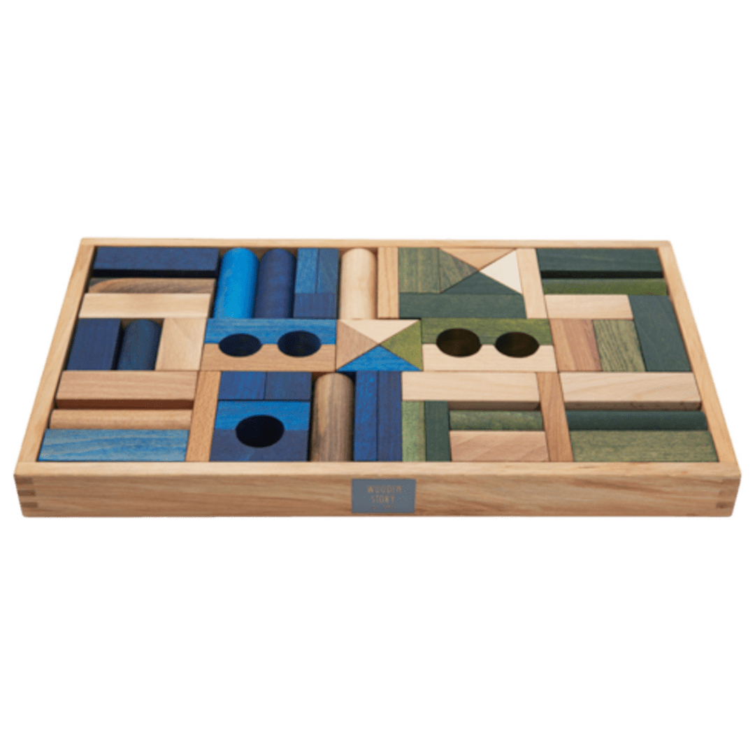 Wooden Story 3 Plus Cold Blocks in Tray 54 Pieces