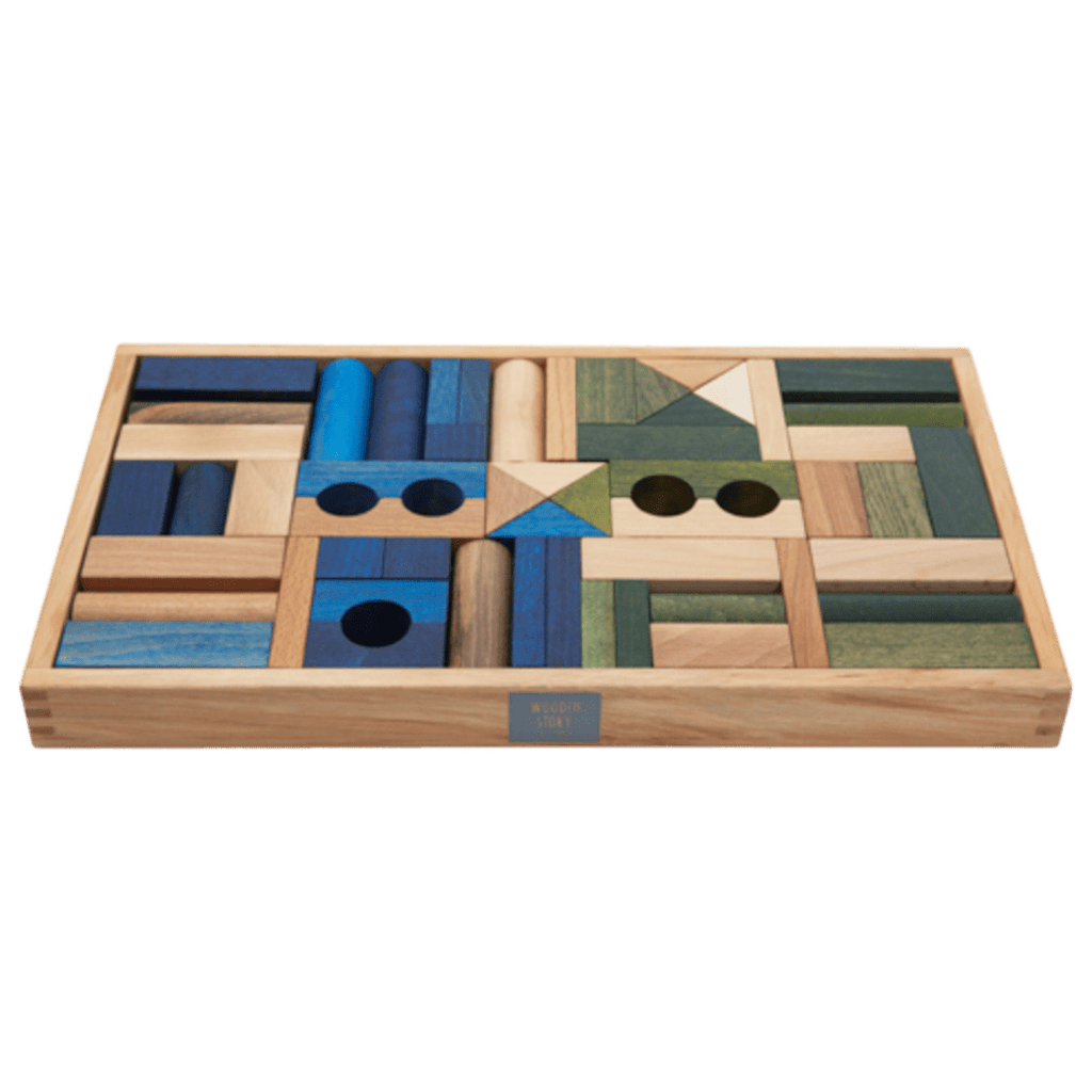 Wooden Story 3 Plus Cold Blocks in Tray 54 Pieces