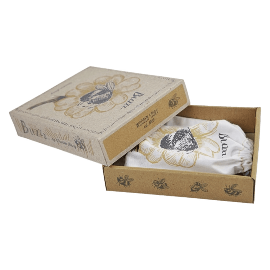 Wooden Story 3 Plus Swirling Spinner Buzz