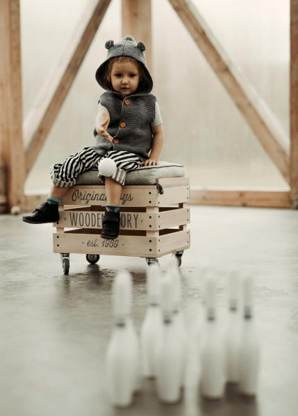 Wooden Story 3 Plus Vintage Bowling Set