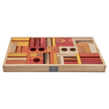 Wooden Story 3 Plus Warm Blocks in Tray 54 Pieces