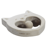 Wooden Story Birth Plus Smiley Cat Rattle